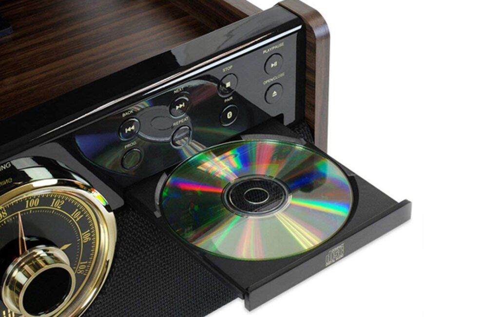 Derlinis patefono kompaktinių diskų grotuvas